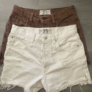 Free people denim shorts
